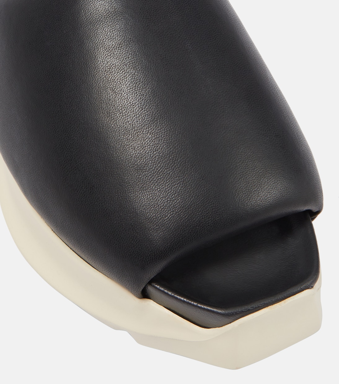Pantoletten aus Leder | Rick Owens