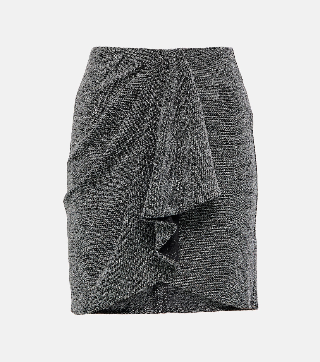 Bergen Lurex® jersey ruffled miniskirt | Marant Etoile