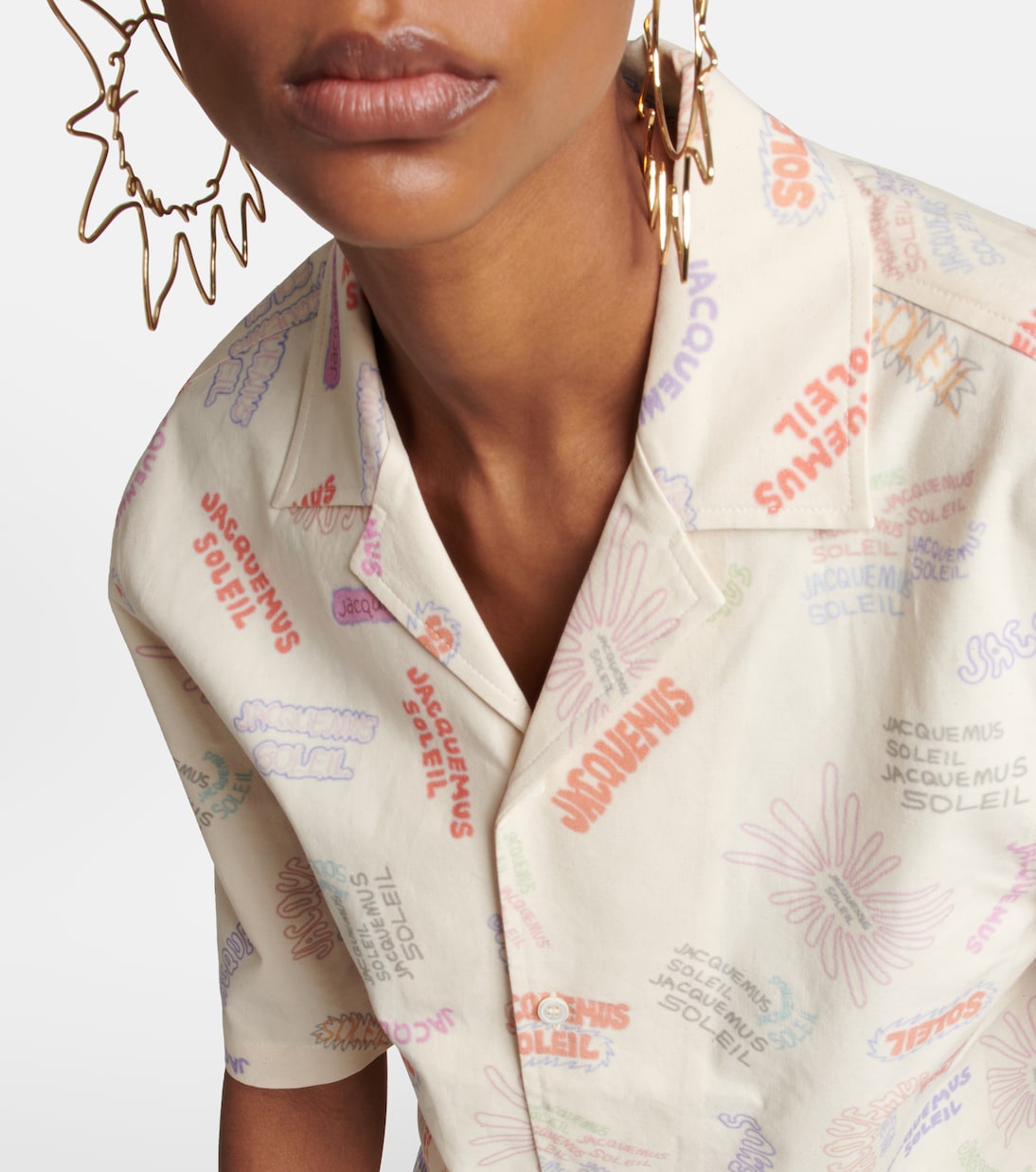 Hemd La Chemise Aouro aus Canvas | Jacquemus