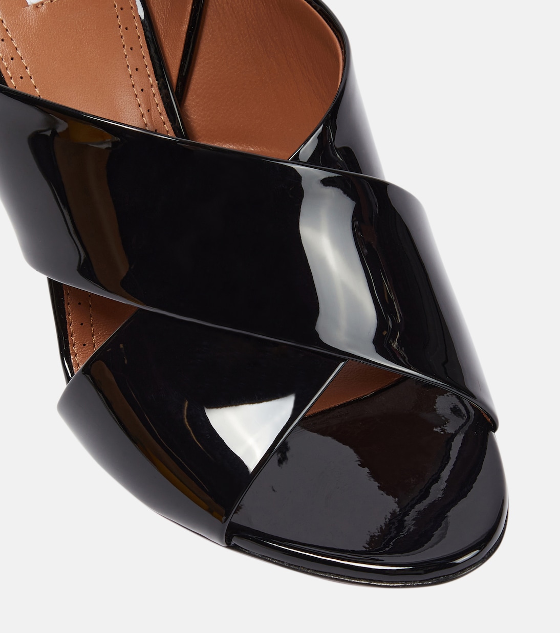 Sandali in pelle con occhielli | Alaïa