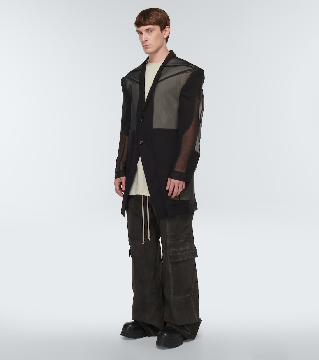 جاكيت من الحرير الشبك | Rick Owens