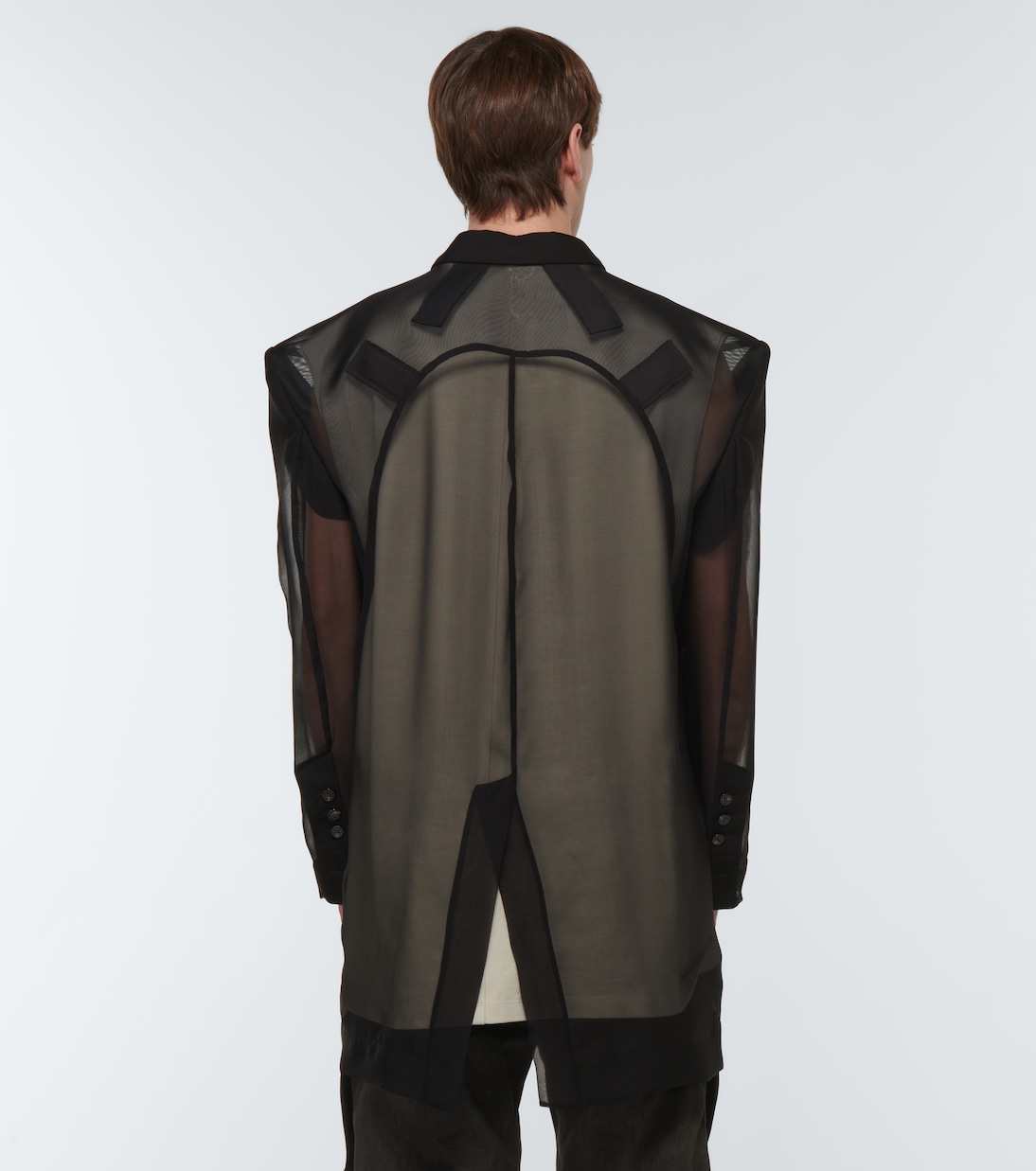 جاكيت من الحرير الشبك | Rick Owens