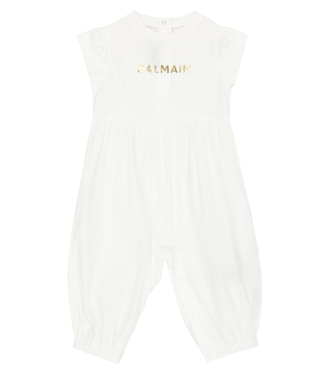Bebé - mono de algodón con logo | Balmain Kids