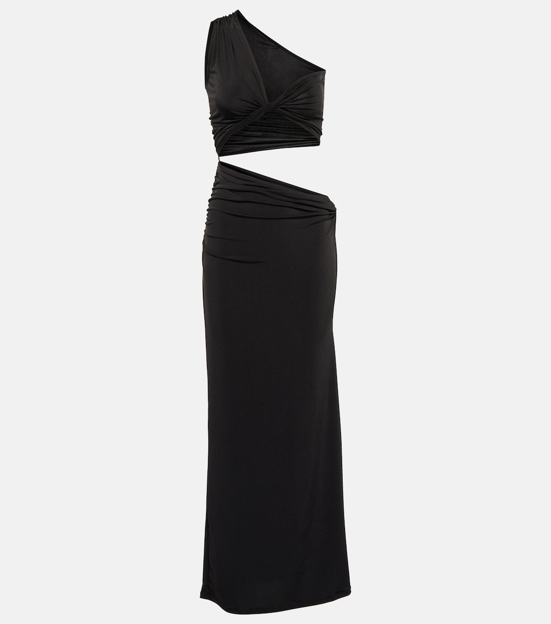Abito lungo monospalla Yana con cut-out | Jade Swim