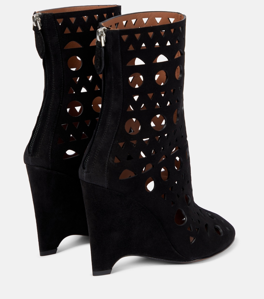 Botines con cuña Vienne de ante | Alaïa
