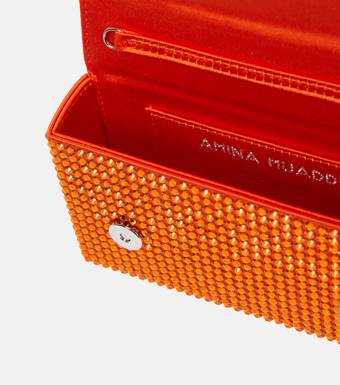 Clutch Superamini Paloma con cristalli | Amina Muaddi
