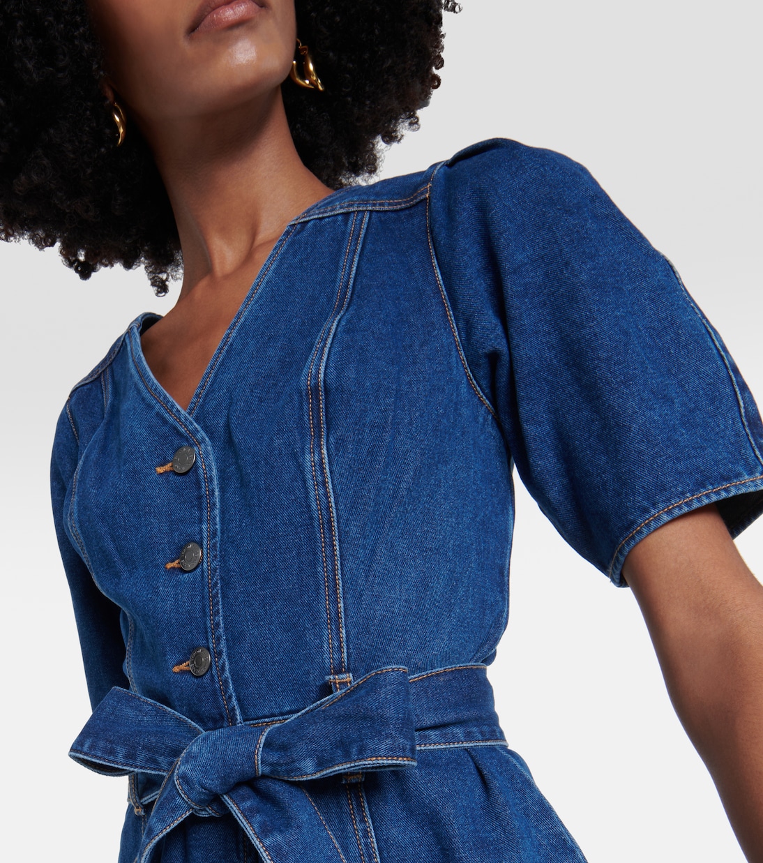 Miniabito di jeans Mauli | Veronica Beard