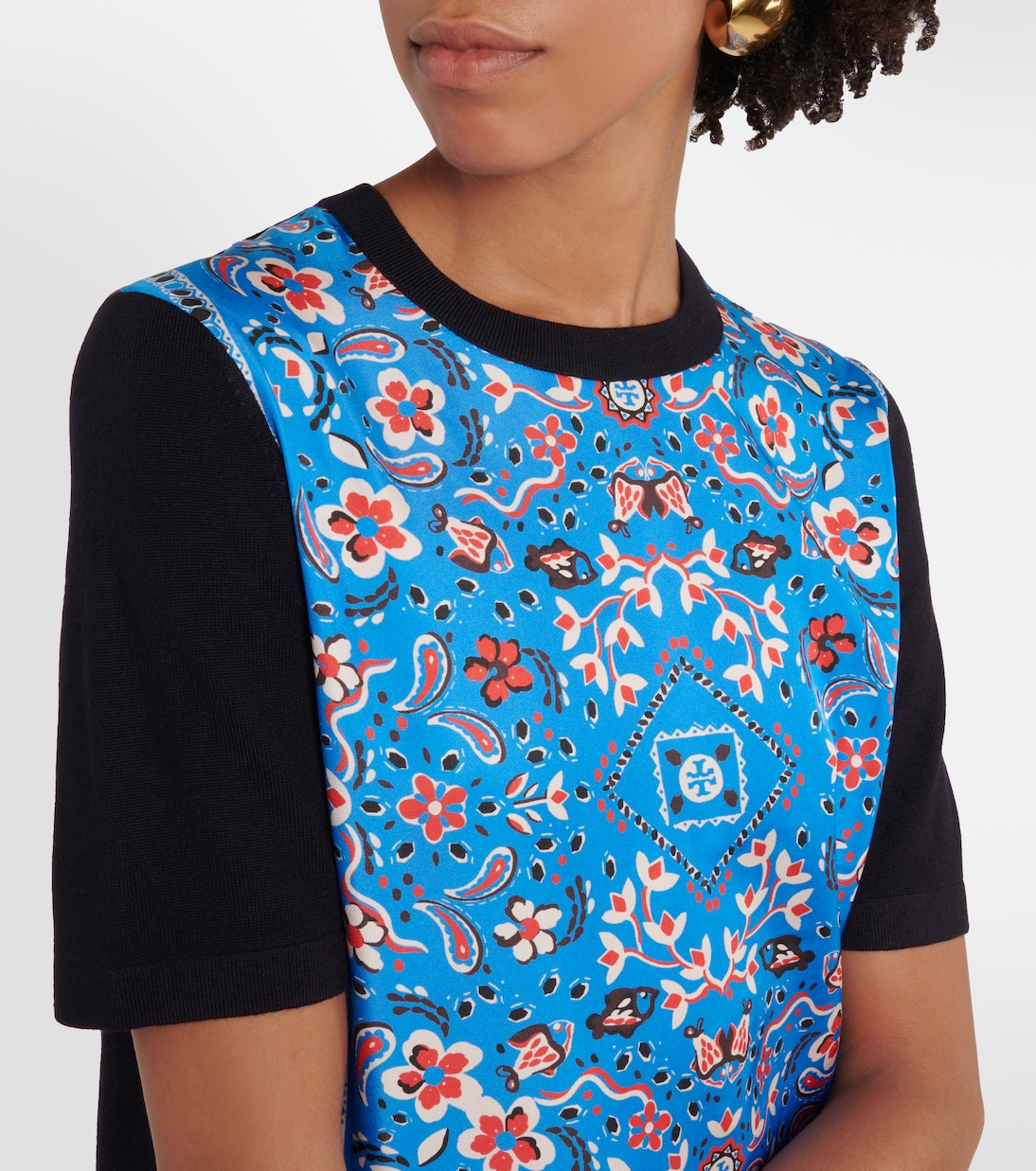 Robe en soie et laine | Tory Burch