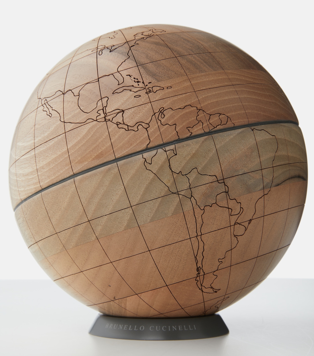 Walnut wooden globe | Brunello Cucinelli