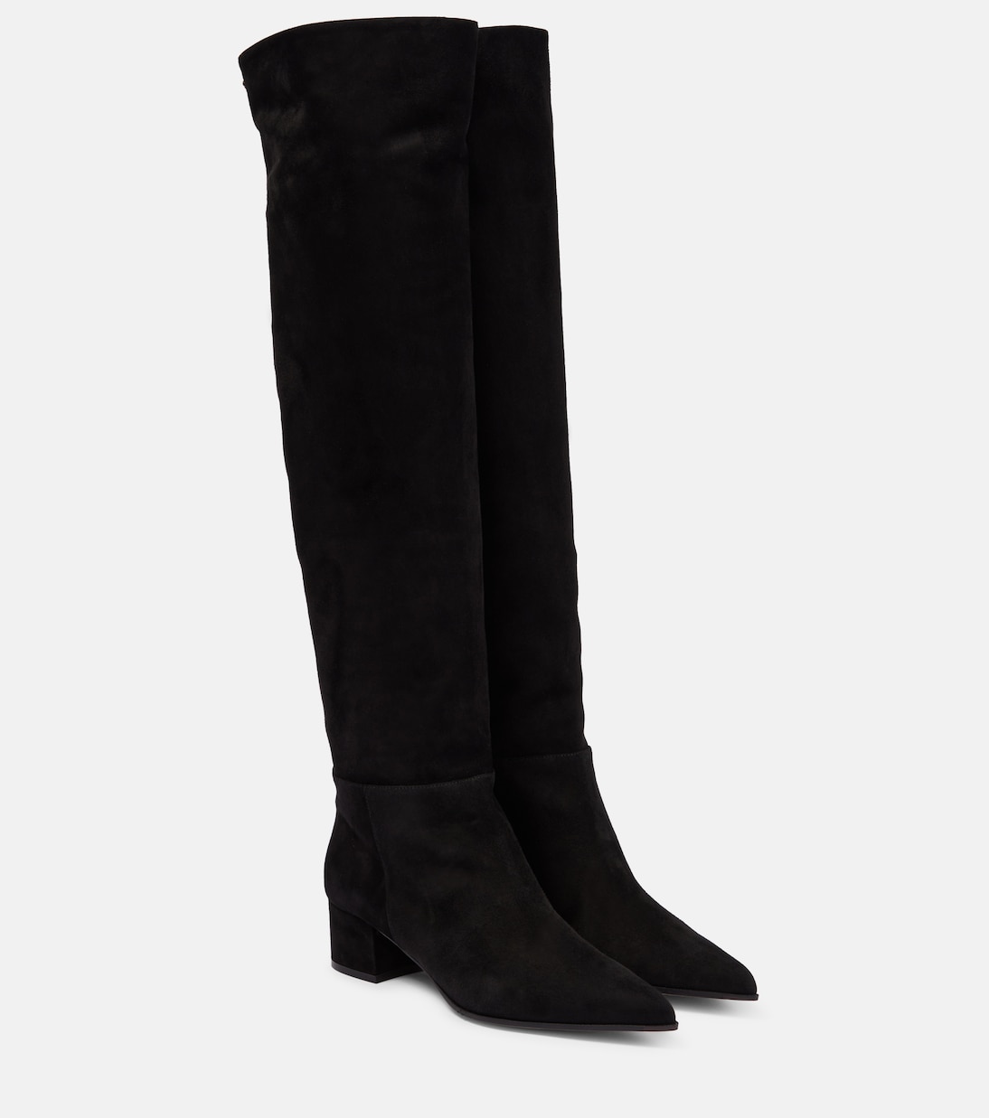 Bottes en cuir velouté | Gianvito Rossi