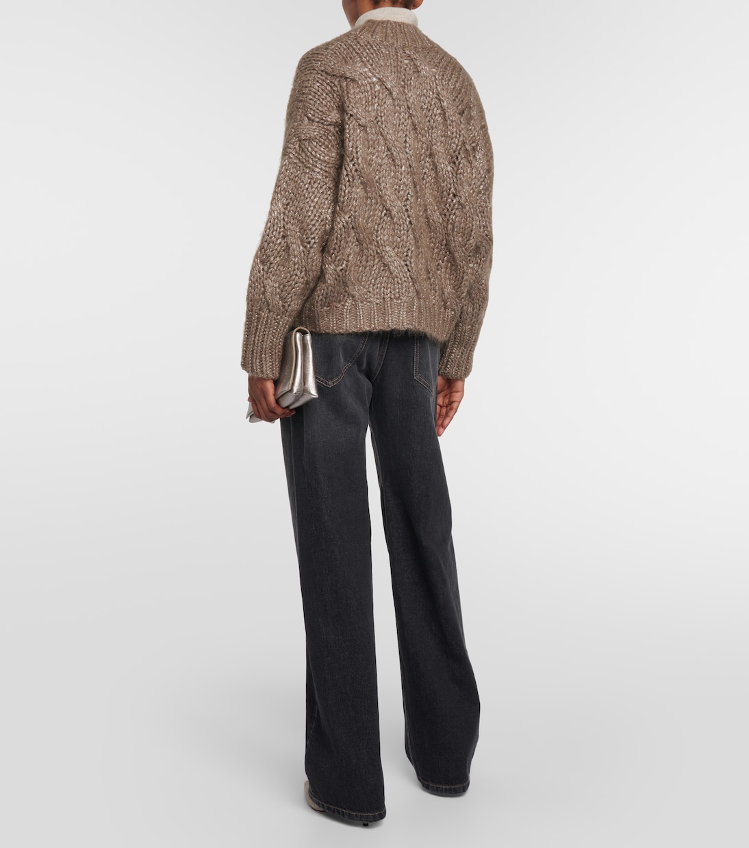 Cardigan in misto mohair | Brunello Cucinelli