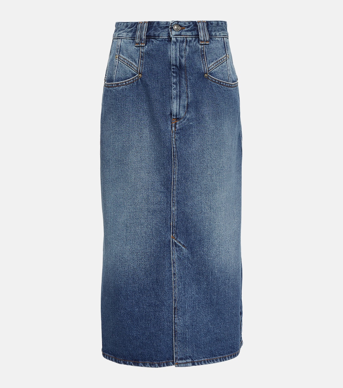 Falda midi Dipoma en denim | Isabel Marant