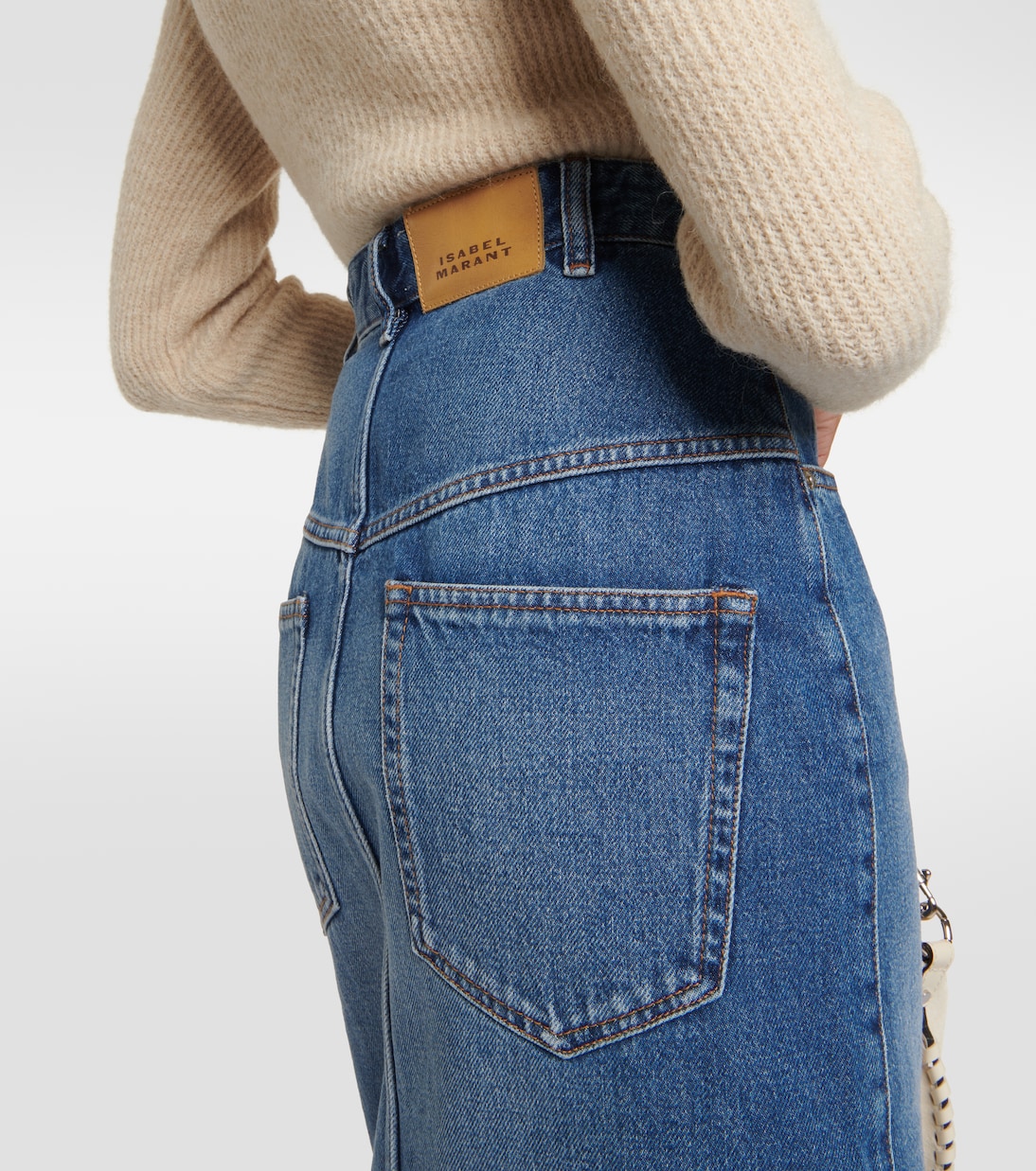 Falda midi Dipoma en denim | Isabel Marant