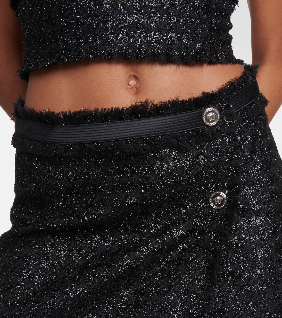 Minifalda en bouclé | Versace