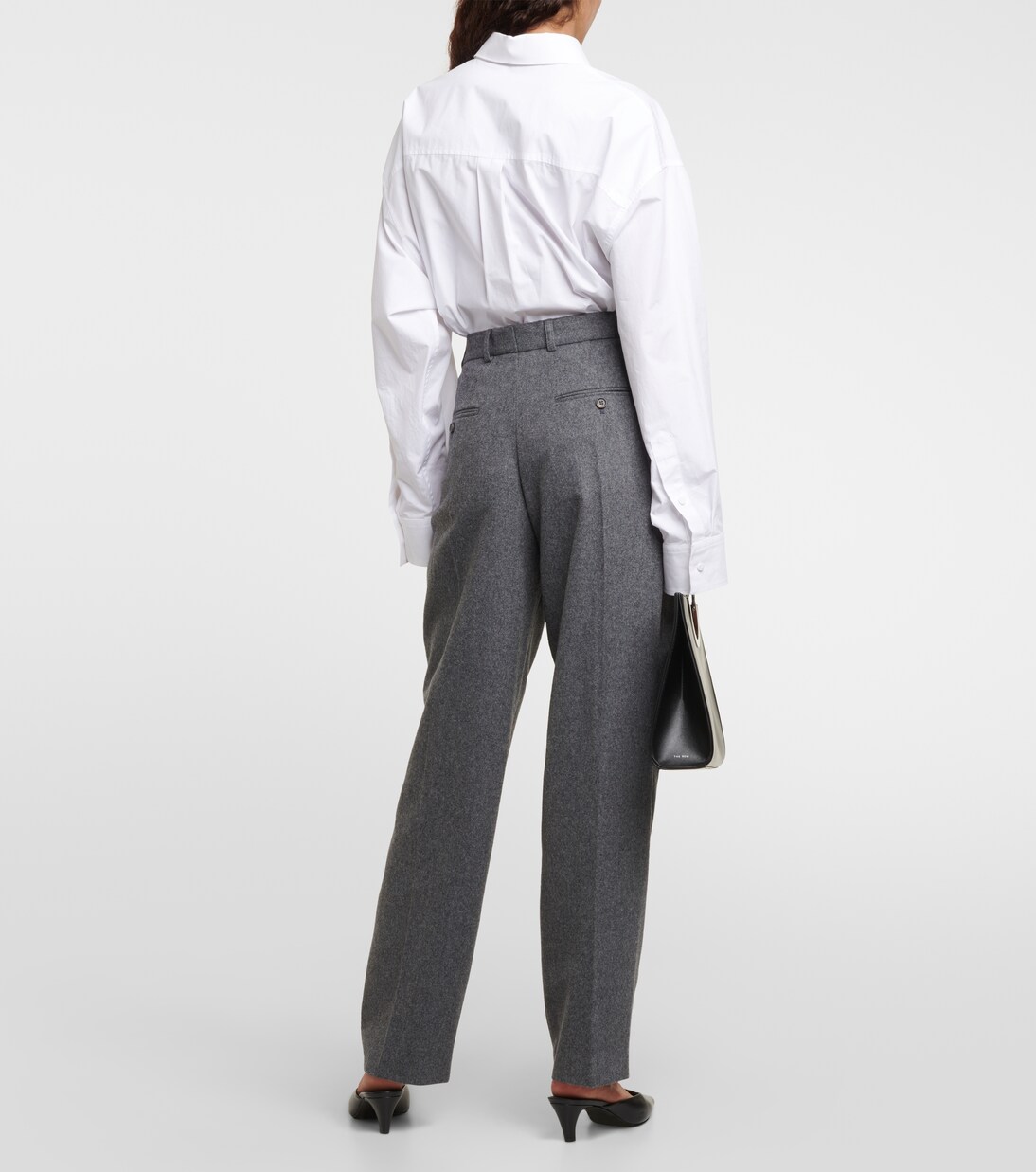 Gerade Hose aus einem Wollgemisch | Toteme
