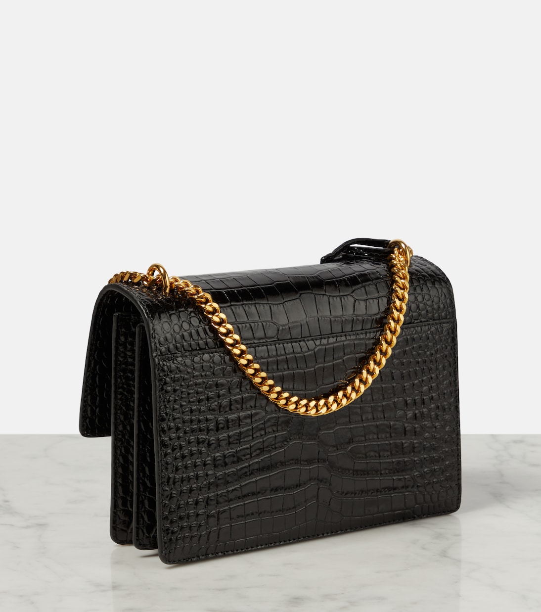 Borsa Sunset Medium in pelle stampata | Saint Laurent