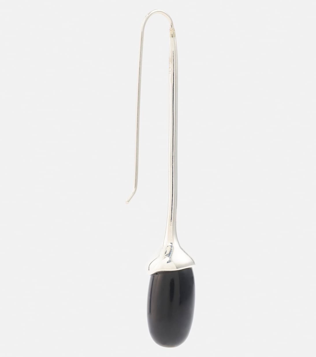 Boucles d'oreilles Long Dripping Stone en argent sterling et onyx | Sophie Buhai