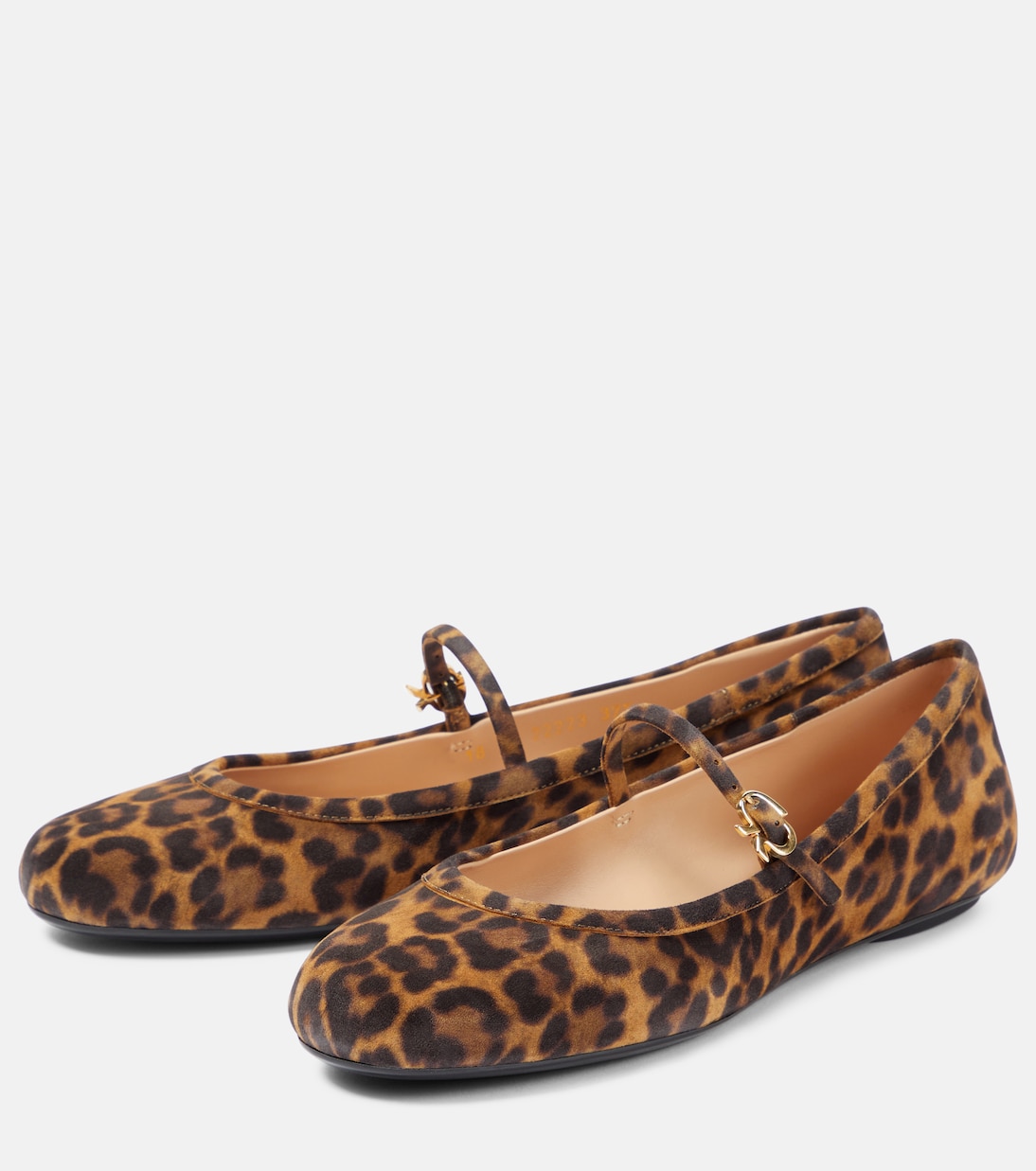 Carla leopard-print suede ballet flats | Gianvito Rossi