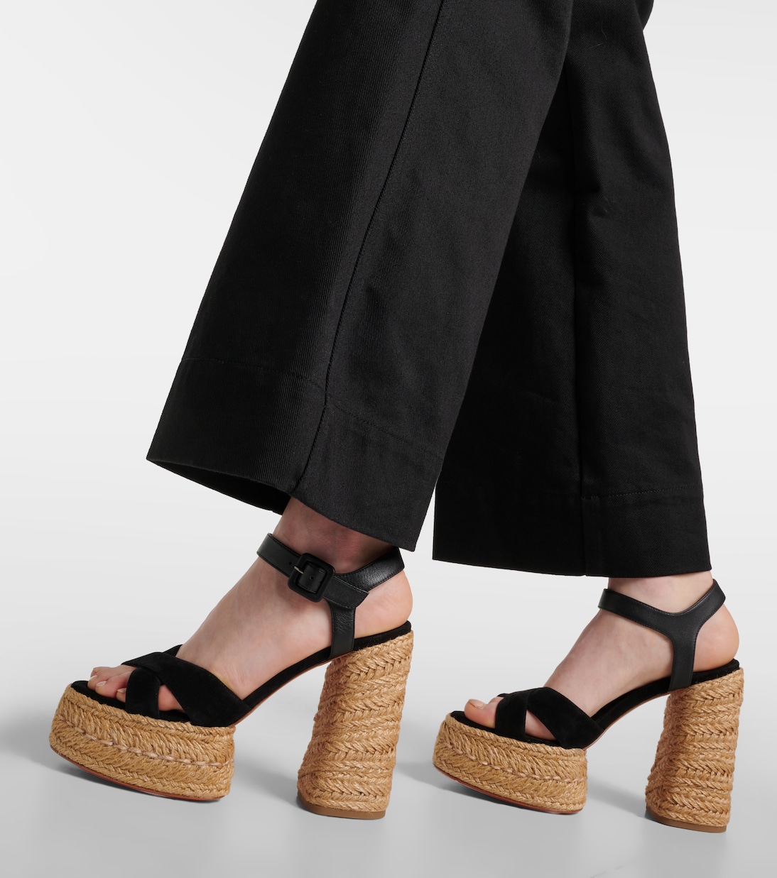 Super Calakala 130 suede espadrille sandals | Christian Louboutin