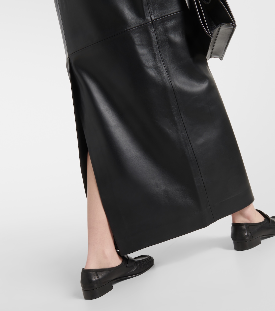 Leather maxi skirt | CO