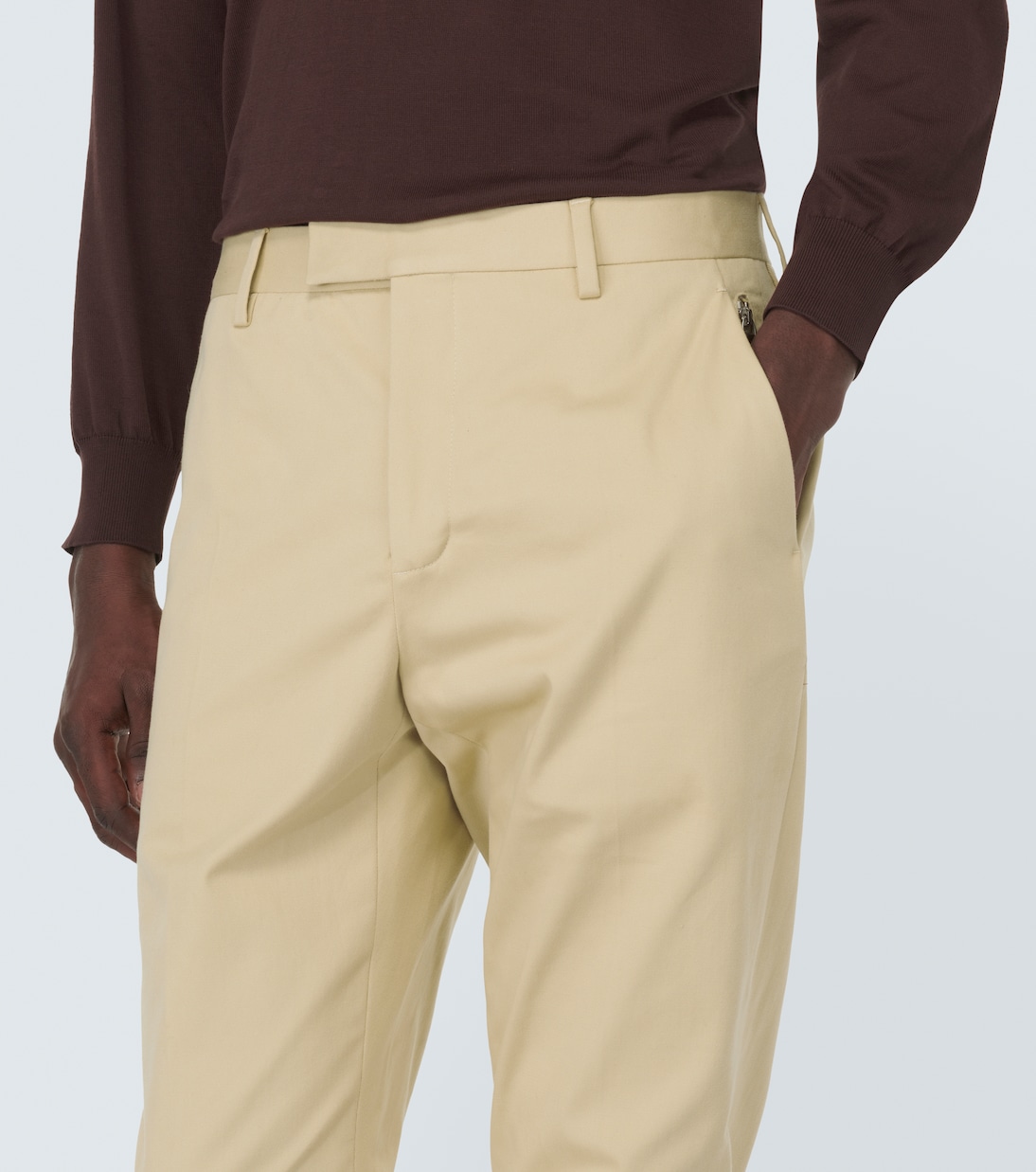 Pantalones chinos slim de algodón | Berluti