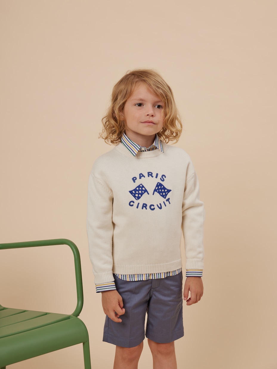 Jersey Fabion de algodón y cachemir | Bonpoint