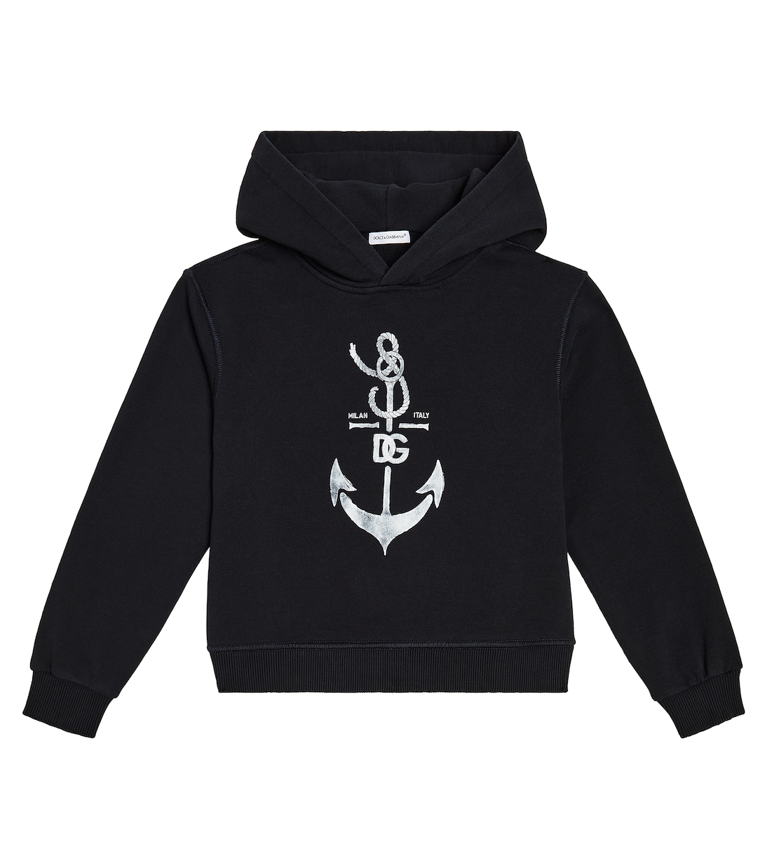 Sudadera con capucha de algodón | Dolce&Gabbana Kids