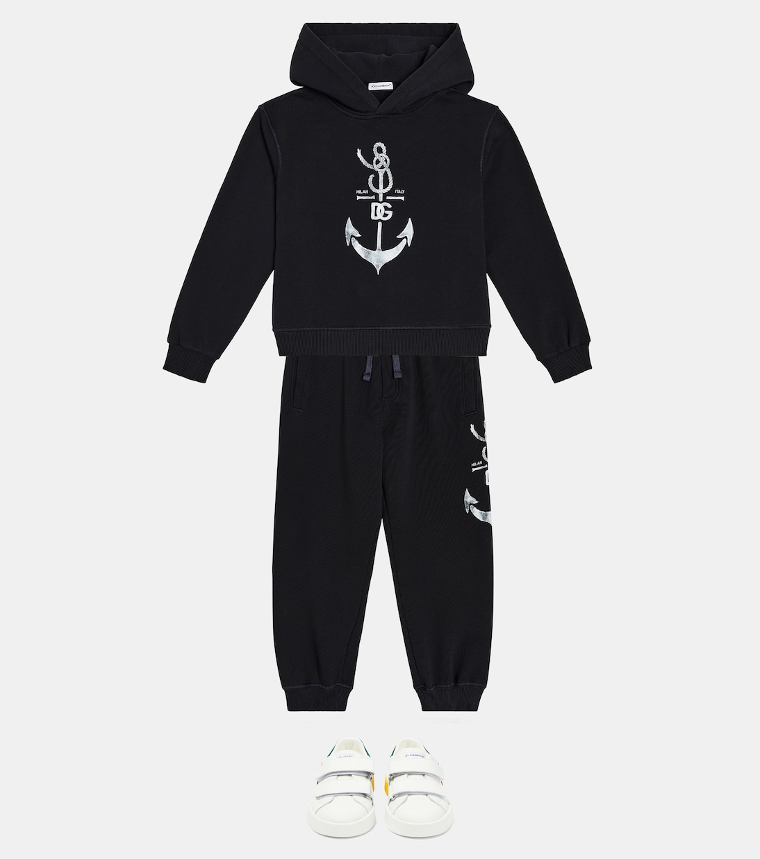 Sudadera con capucha de algodón | Dolce&Gabbana Kids
