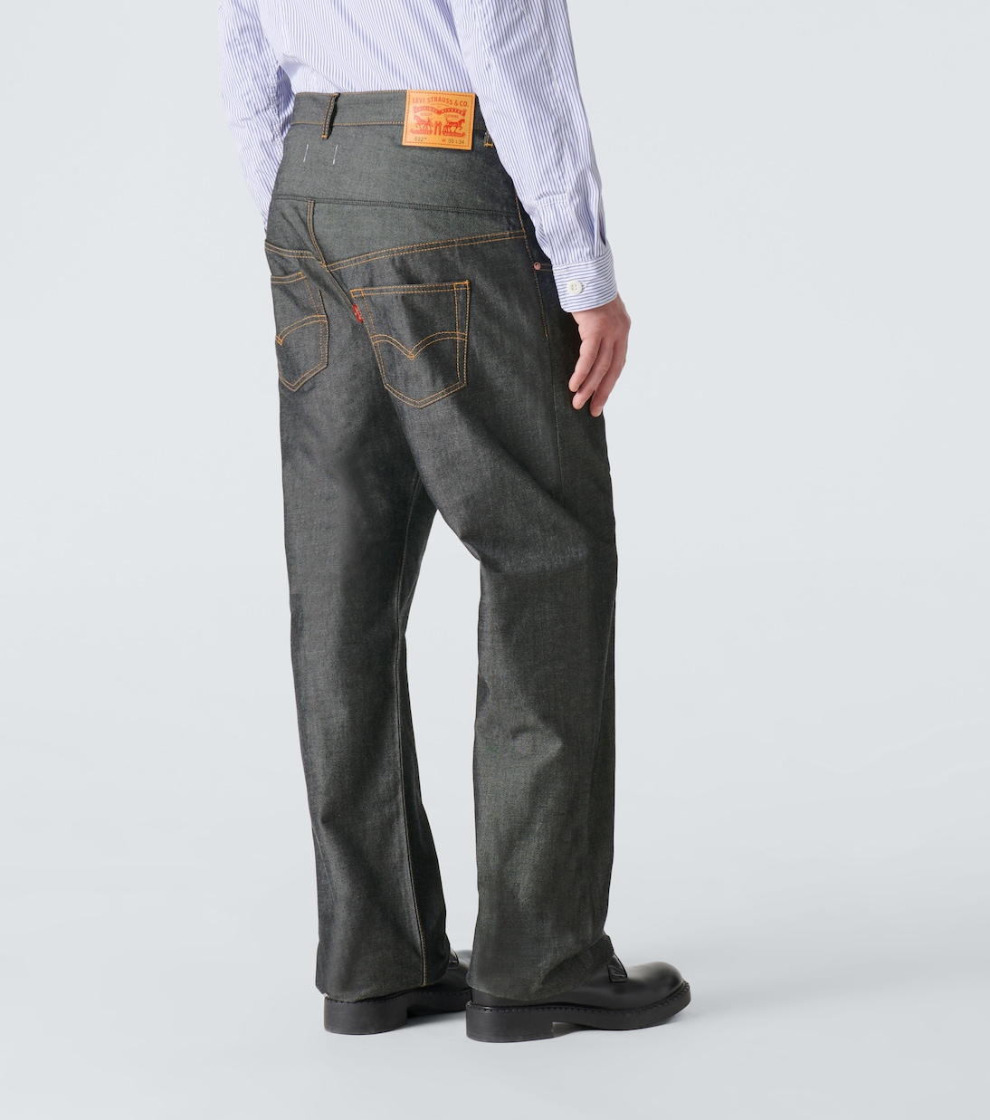 x Levi's® pantalones rectos de sarga de algodón | Junya Watanabe
