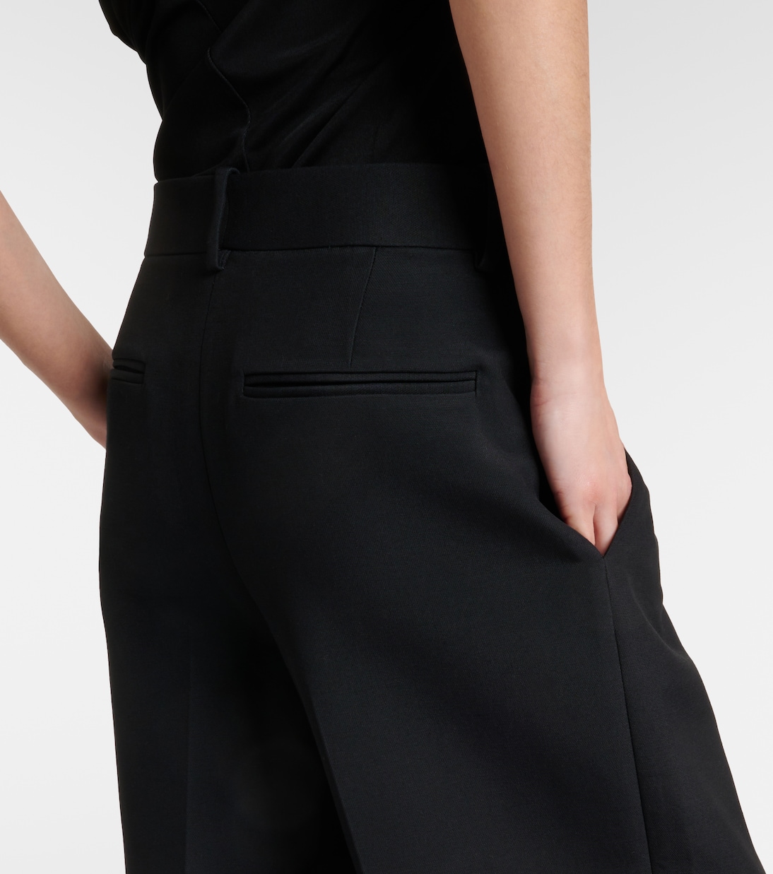 Weite Low-Rise-Hose Bacall | Khaite