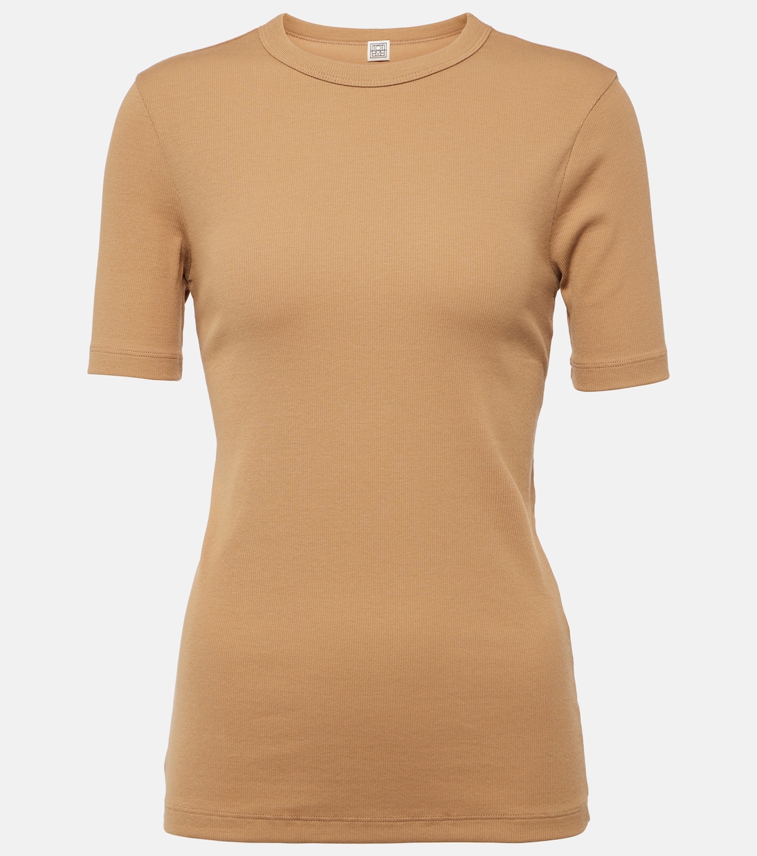T-shirt in misto cotone a coste | Toteme