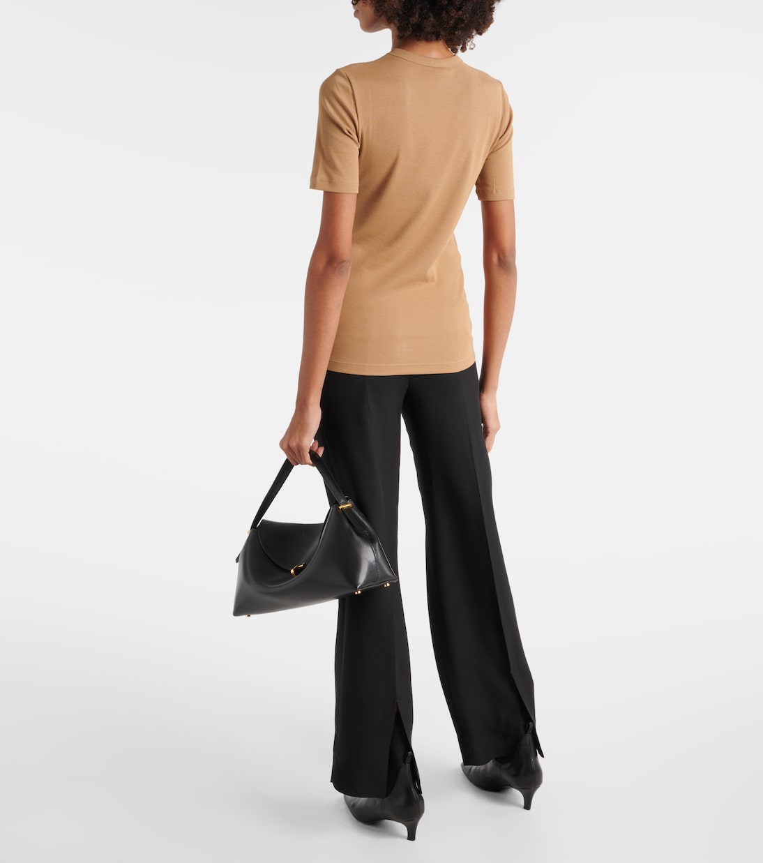 T-shirt in misto cotone a coste | Toteme