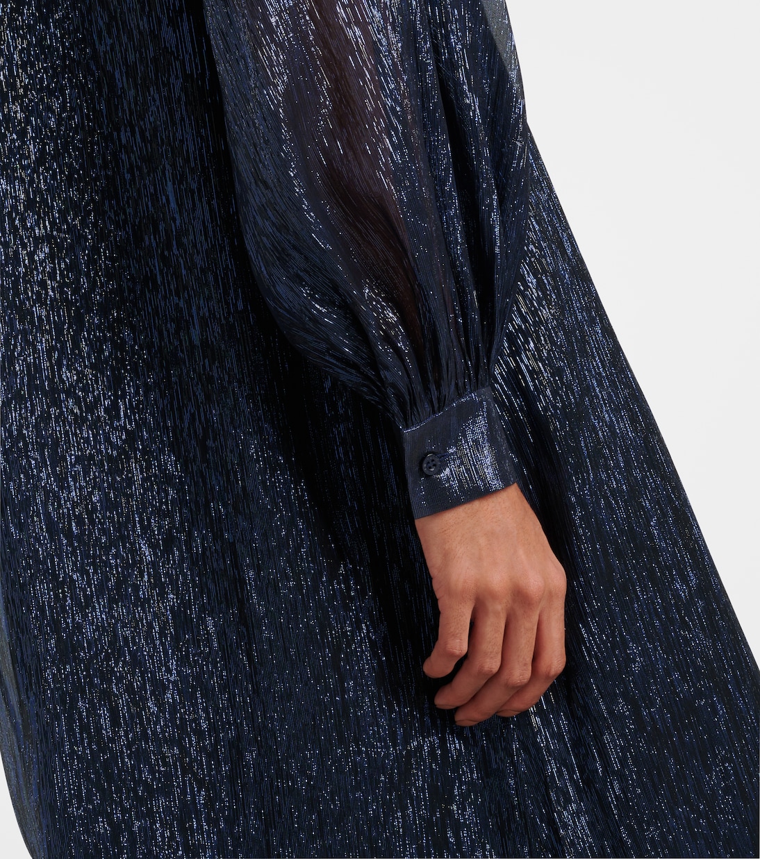 Caftano in mousseline con cristalli | Oscar de la Renta