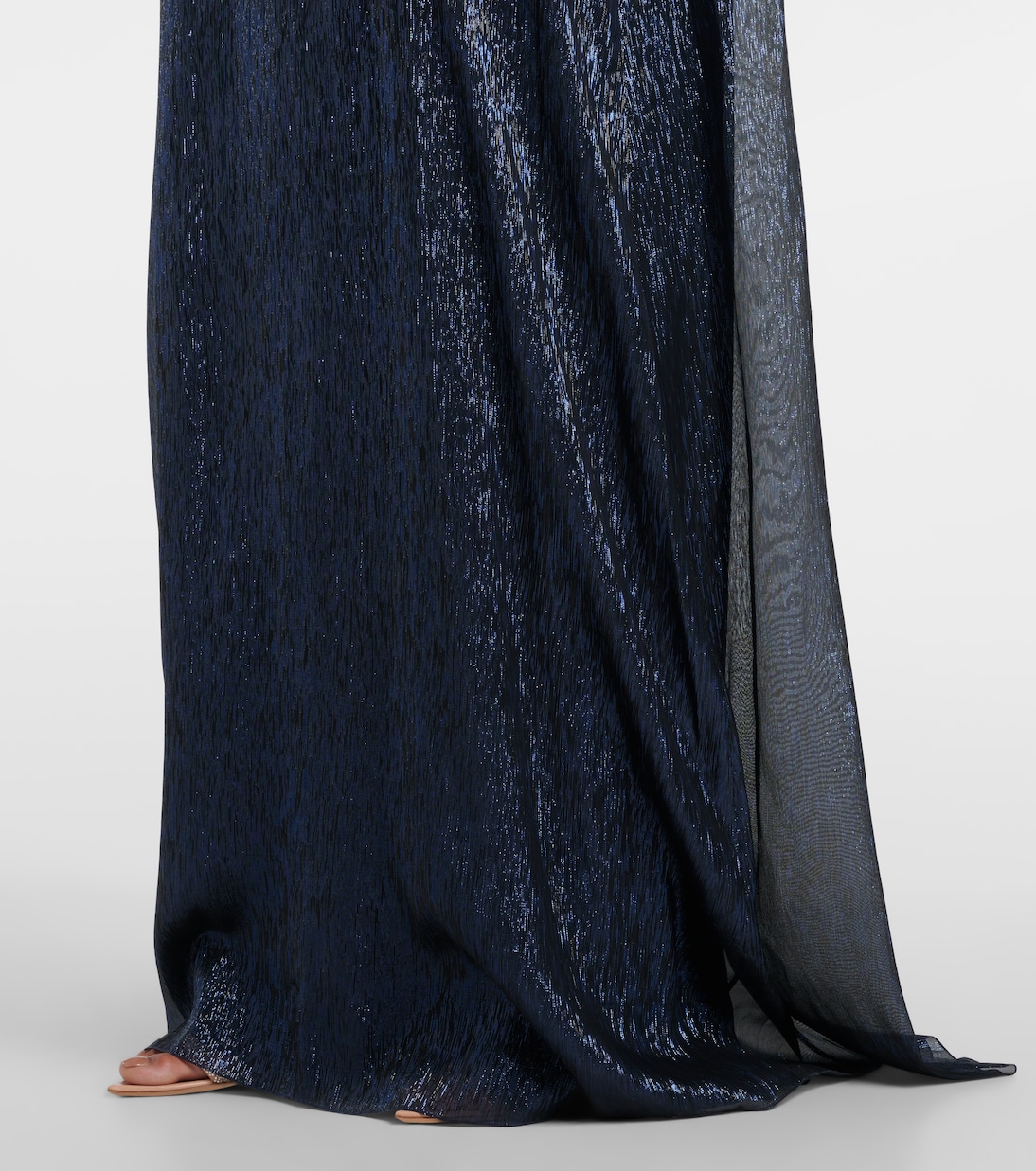 Caftano in mousseline con cristalli | Oscar de la Renta