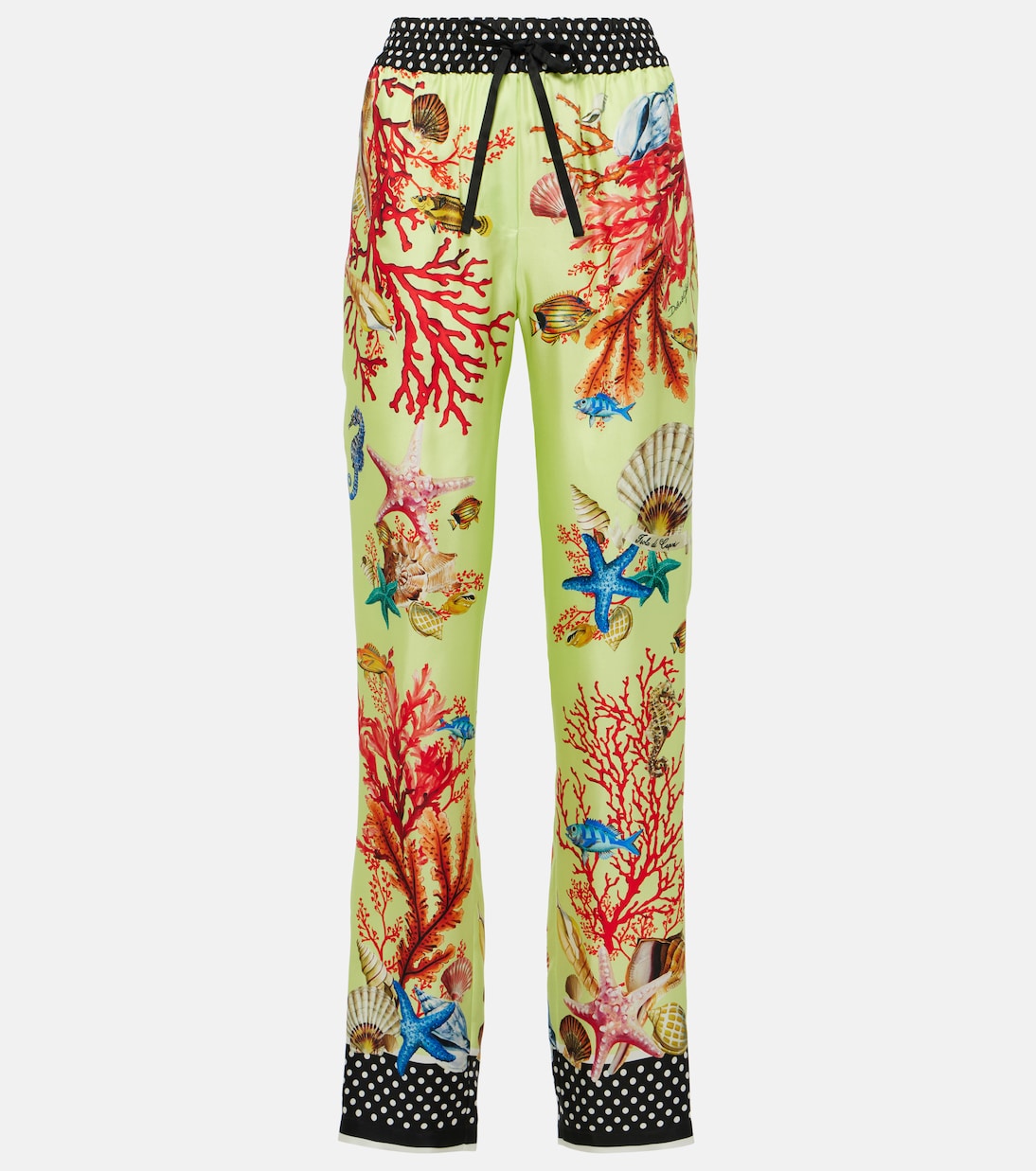Pantaloni tapered Capri in seta | Dolce&Gabbana