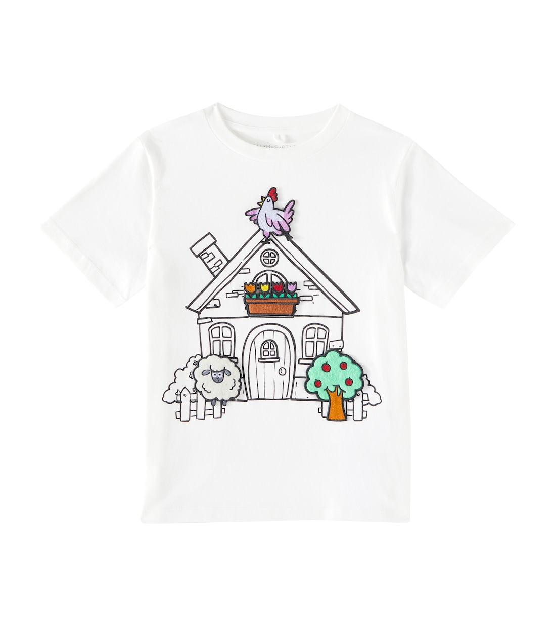 Camiseta de jersey de algodón estampada | Stella McCartney Kids