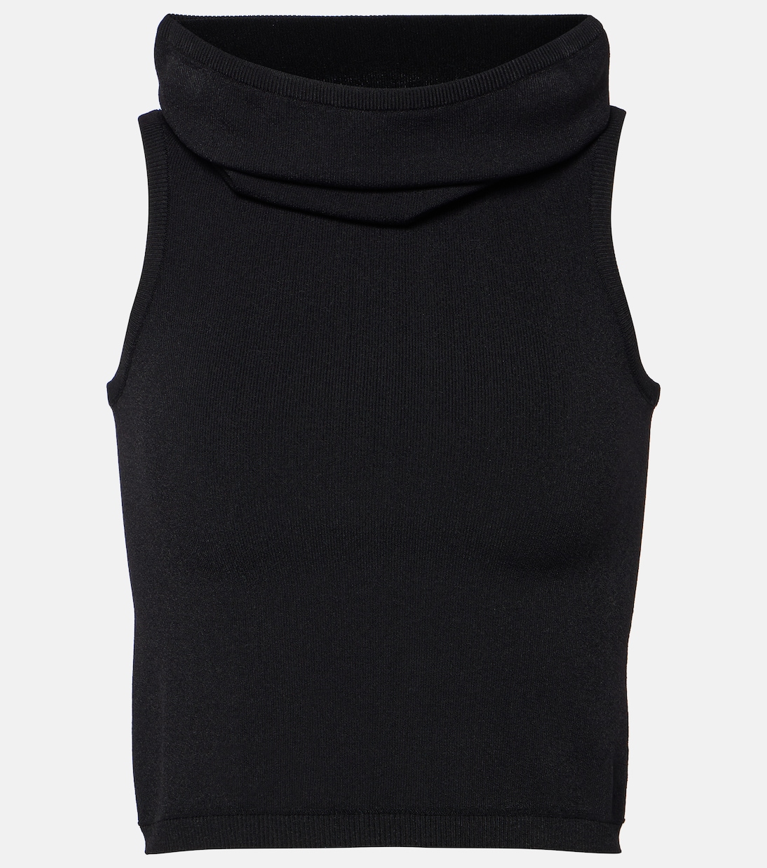 Black hooded crop top outlet