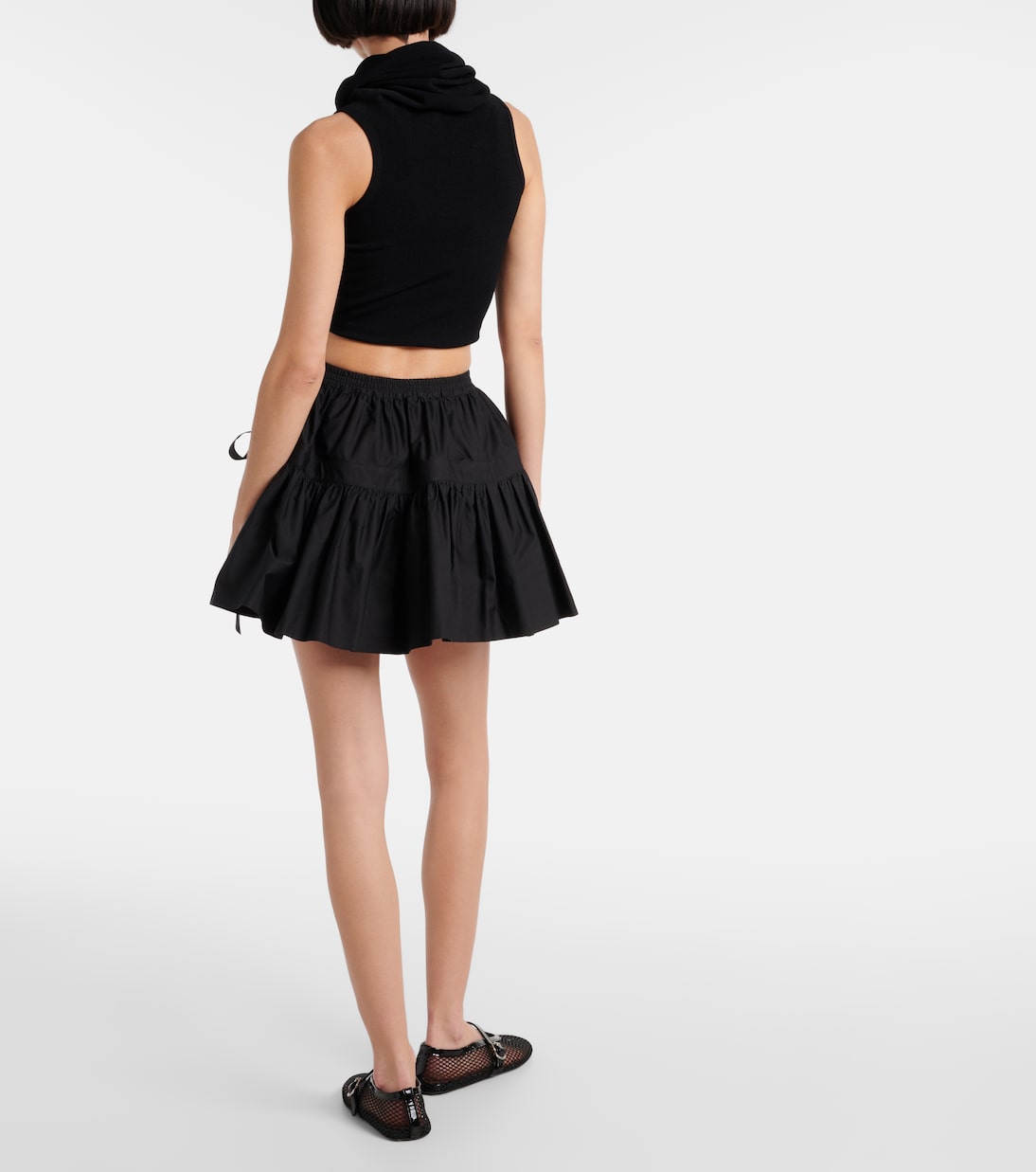 Top raccourci à capuche | Alaïa