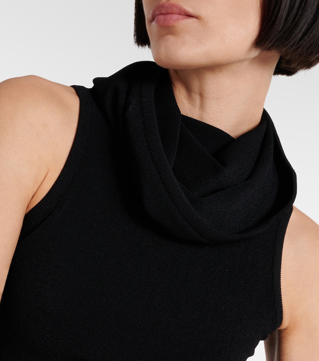 Top raccourci à capuche | Alaïa