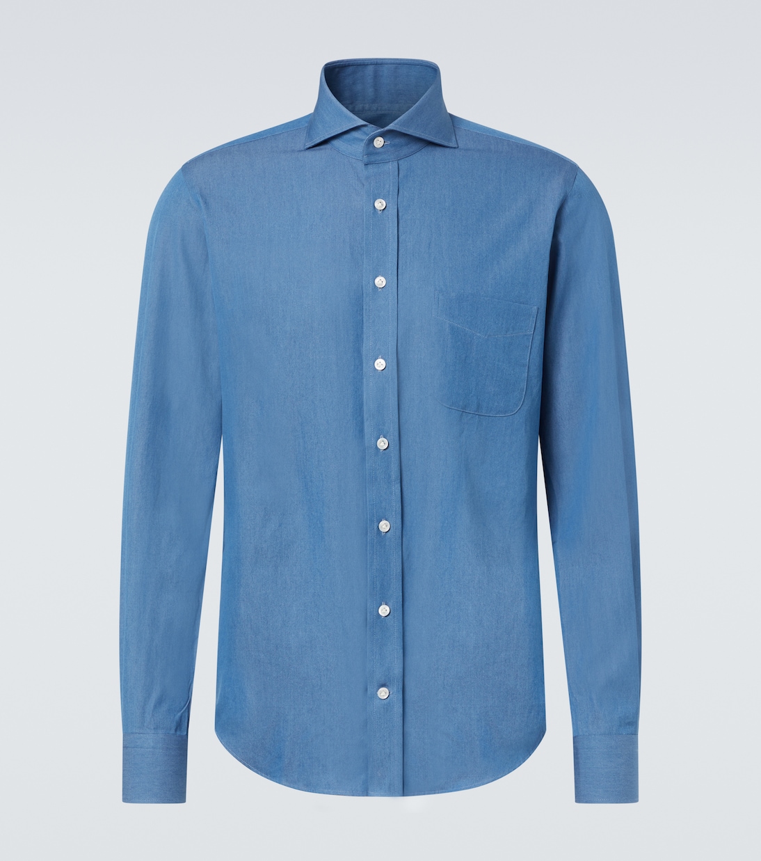 Hemd aus Baumwolle-Chambray | Thom Sweeney