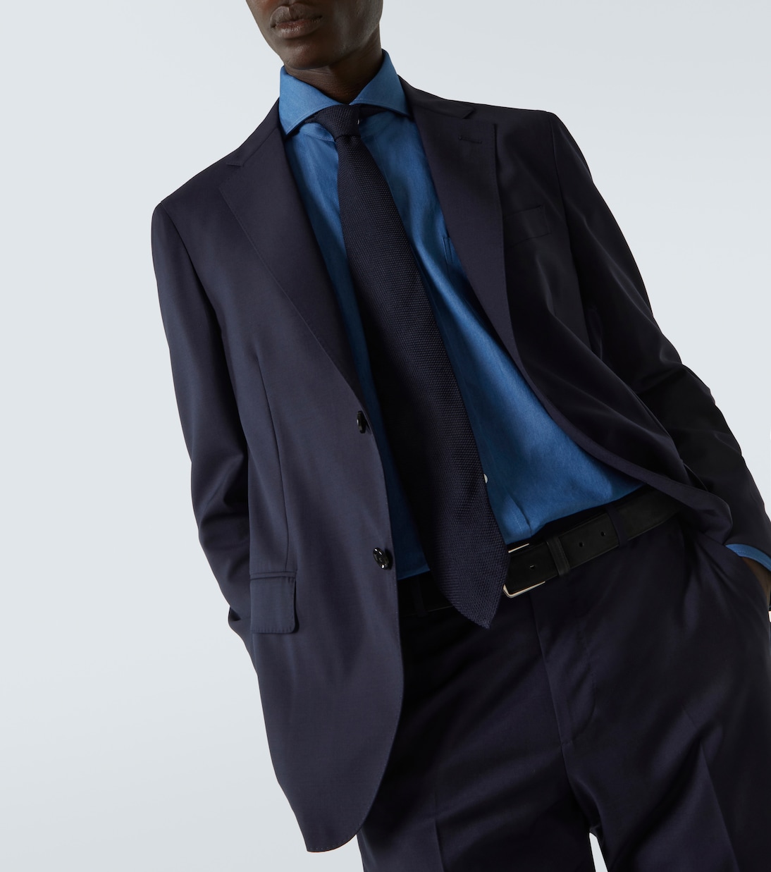 Hemd aus Baumwolle-Chambray | Thom Sweeney