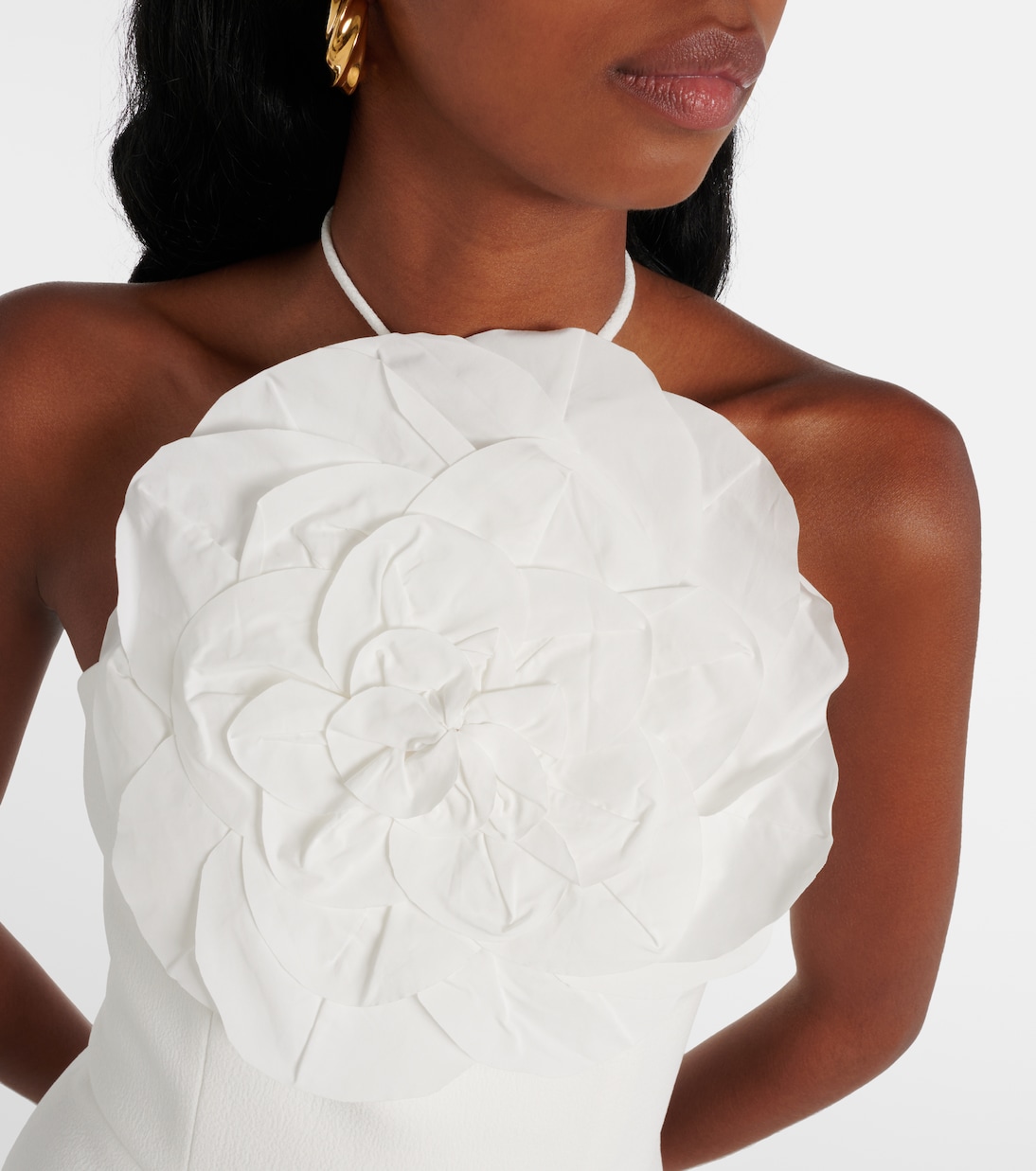 Bridal Odetta floral-appliqué gown | Rebecca Vallance