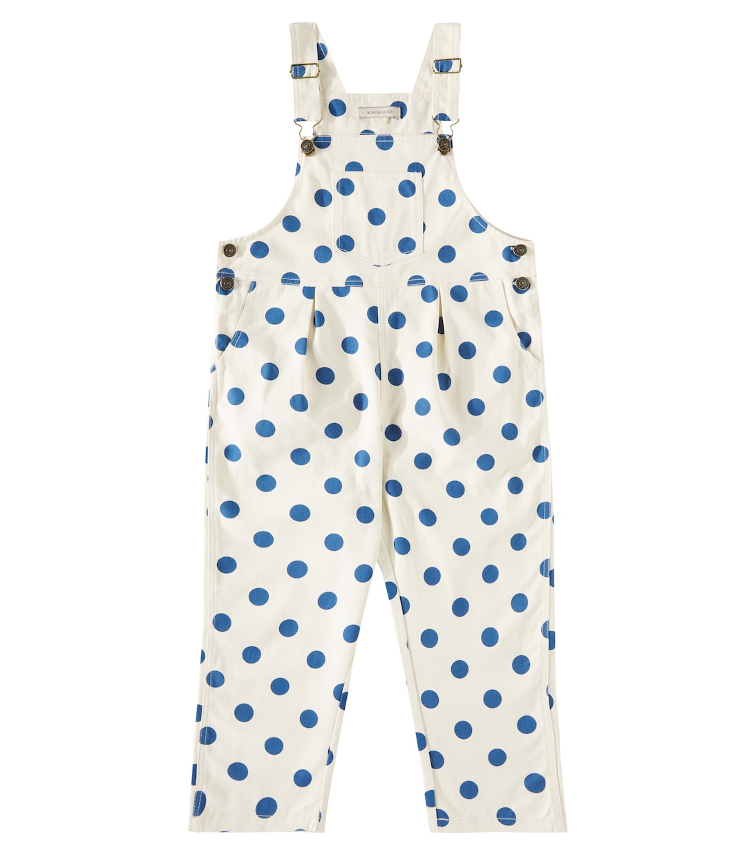 Salopette Nola in denim con stampa | Konges Sløjd