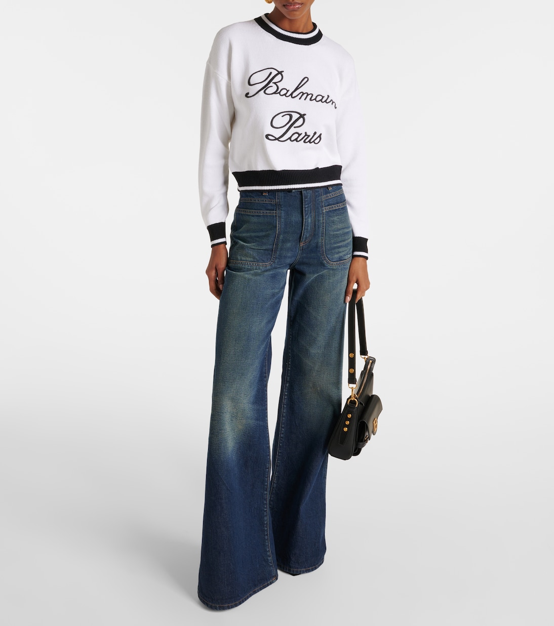 Balmain Signature embroidered sweater  | Balmain