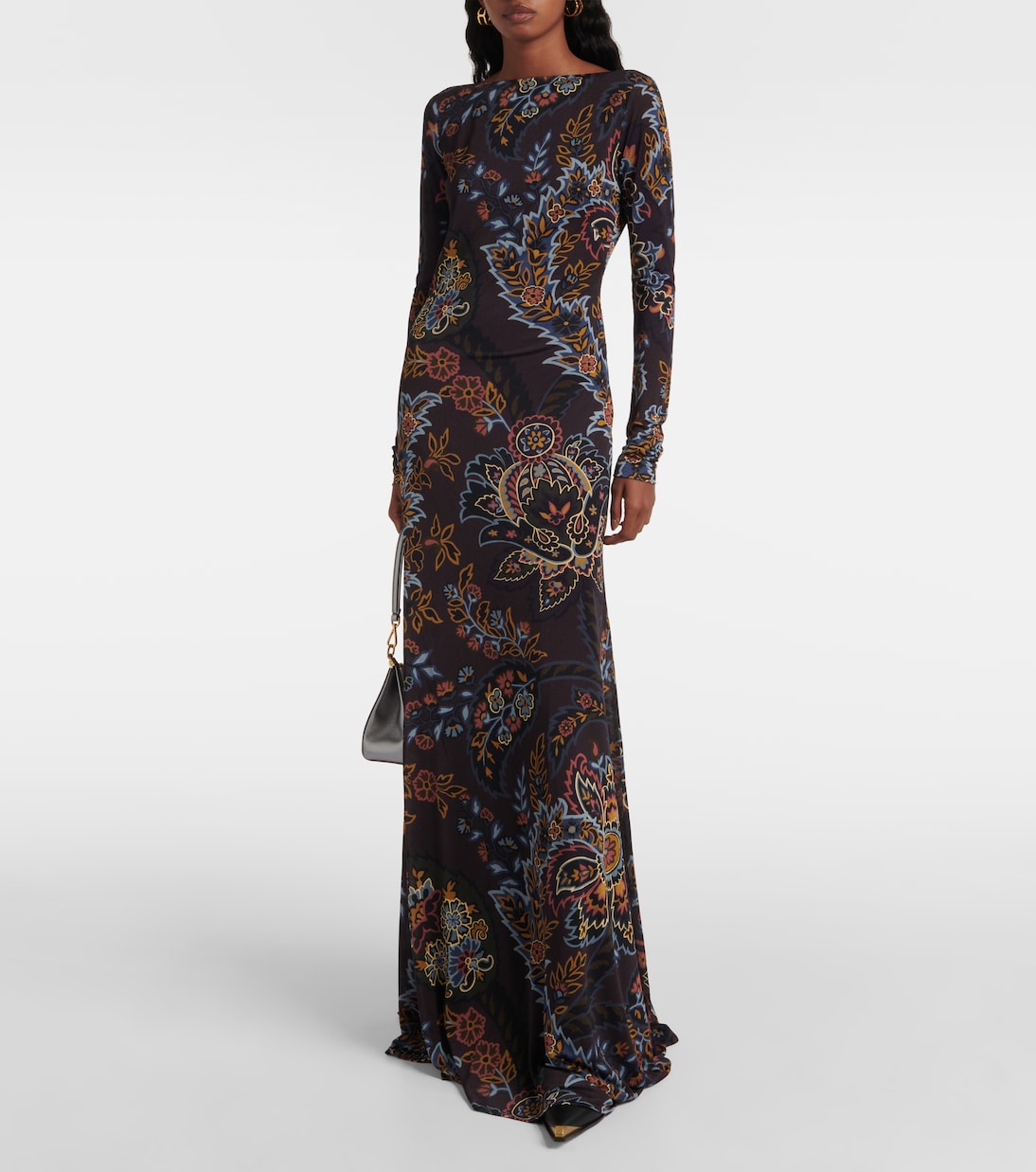 Abito lungo con stampa floreale | Etro