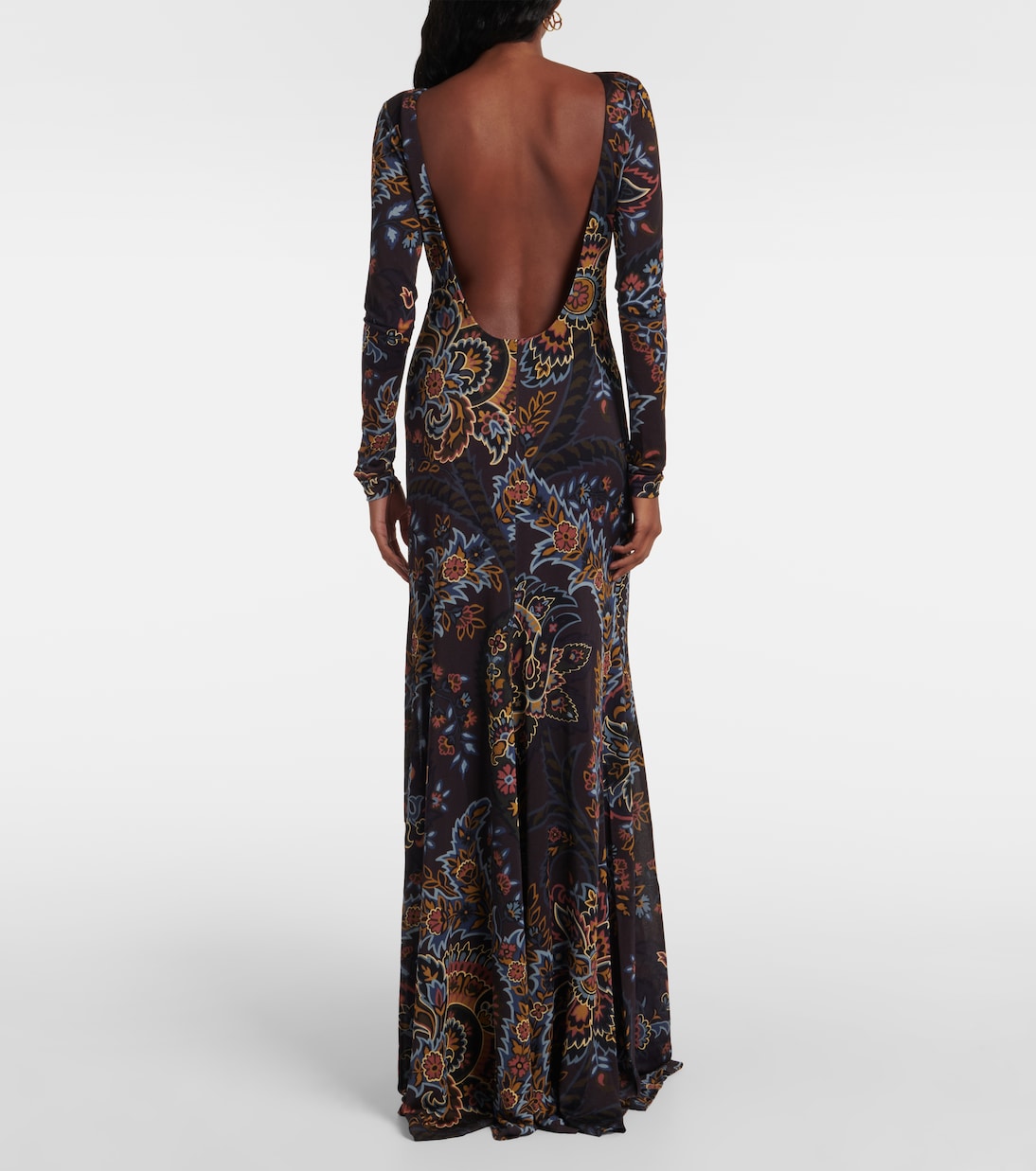 Abito lungo con stampa floreale | Etro