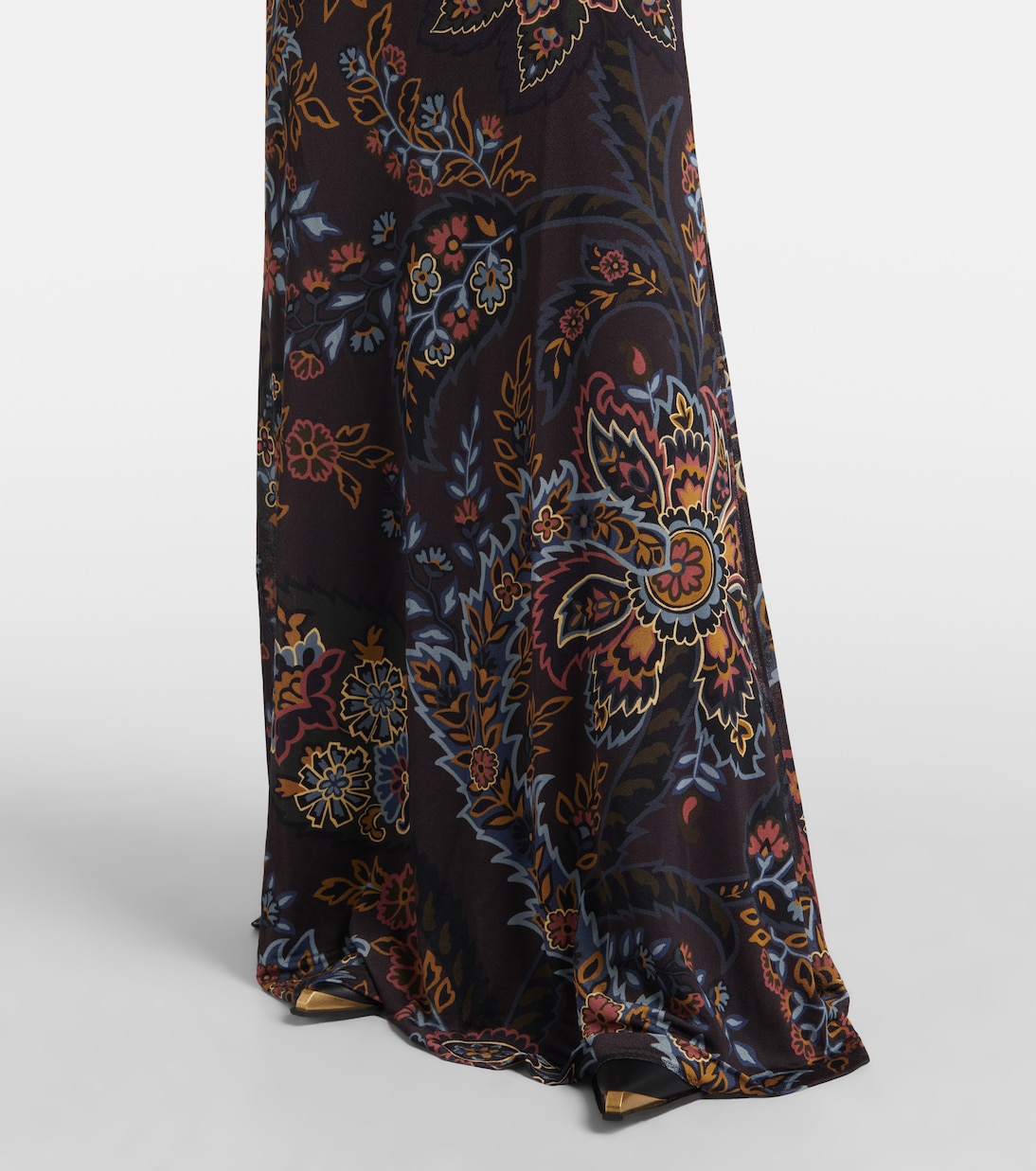 Abito lungo con stampa floreale | Etro