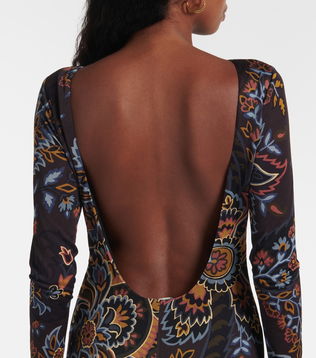 Abito lungo con stampa floreale | Etro