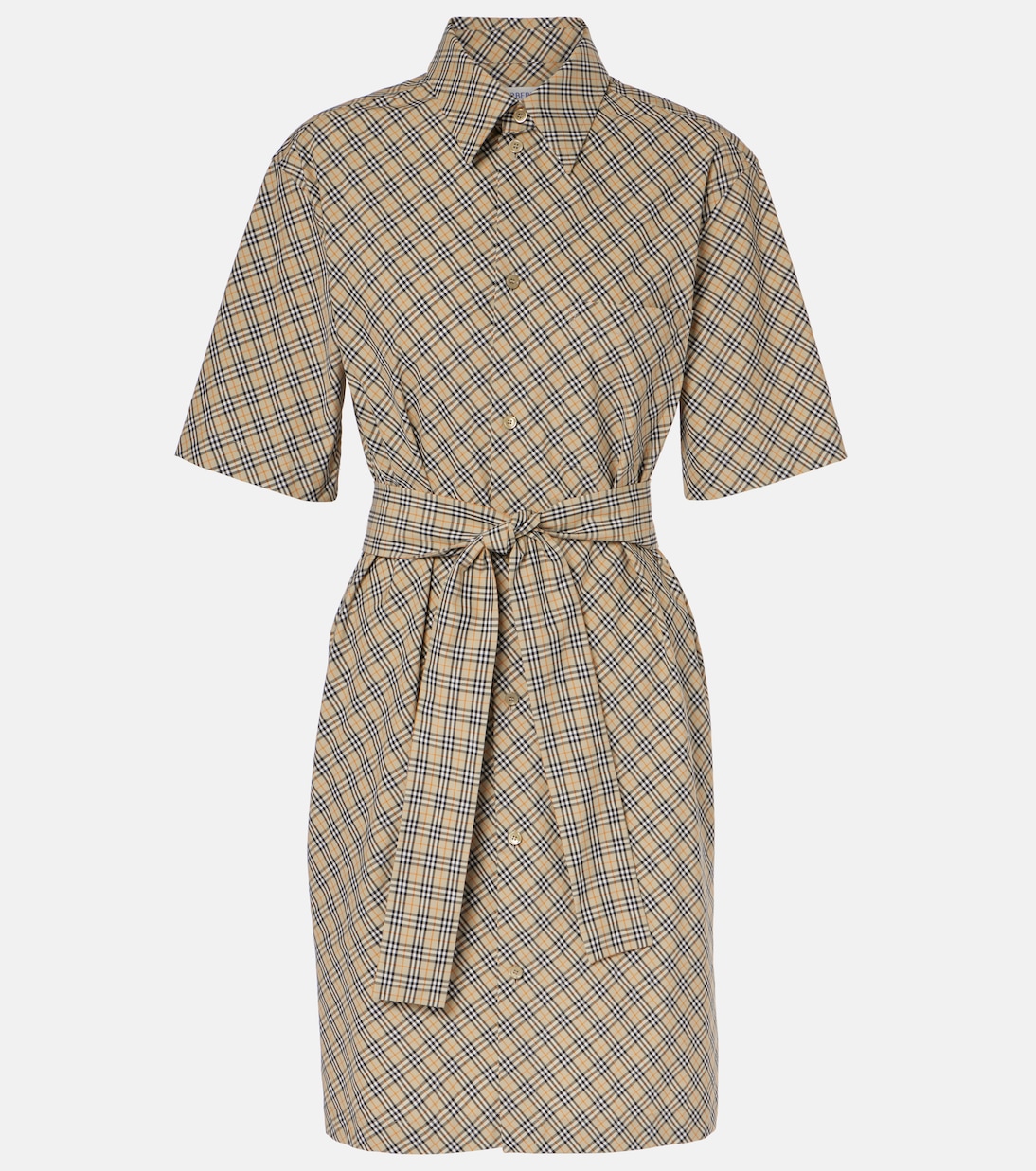 Robe chemise Burberry Check en coton | Burberry