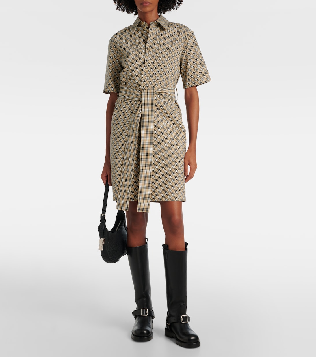 Robe chemise Burberry Check en coton | Burberry